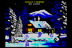 Horace & Friends Ski Lodge by Andy Green