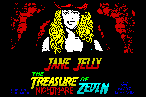 The Adventures of Jane Jelly: The Treasure of Zedin (Nightmare Version) by Jamie Ball, Andy Green