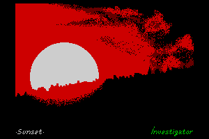 Sunset by Investigator