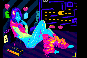 Sexy Atari Girl by Genaro Desia Coppola