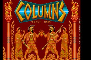 Columns 1st title screen remake by FRS
