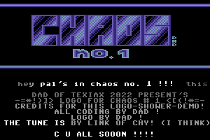 Logo for Chaos no.1 by Dad