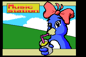 Music Station title screen by Ricbit