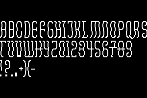 PETSCII Font 2 by Electric