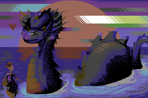 The Great Lake Monster by Raphis