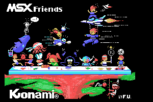 Last Dinner MSX Konami Friends by Francesco Ugga
