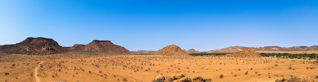 Image - africa namibia landscape dry heiss
