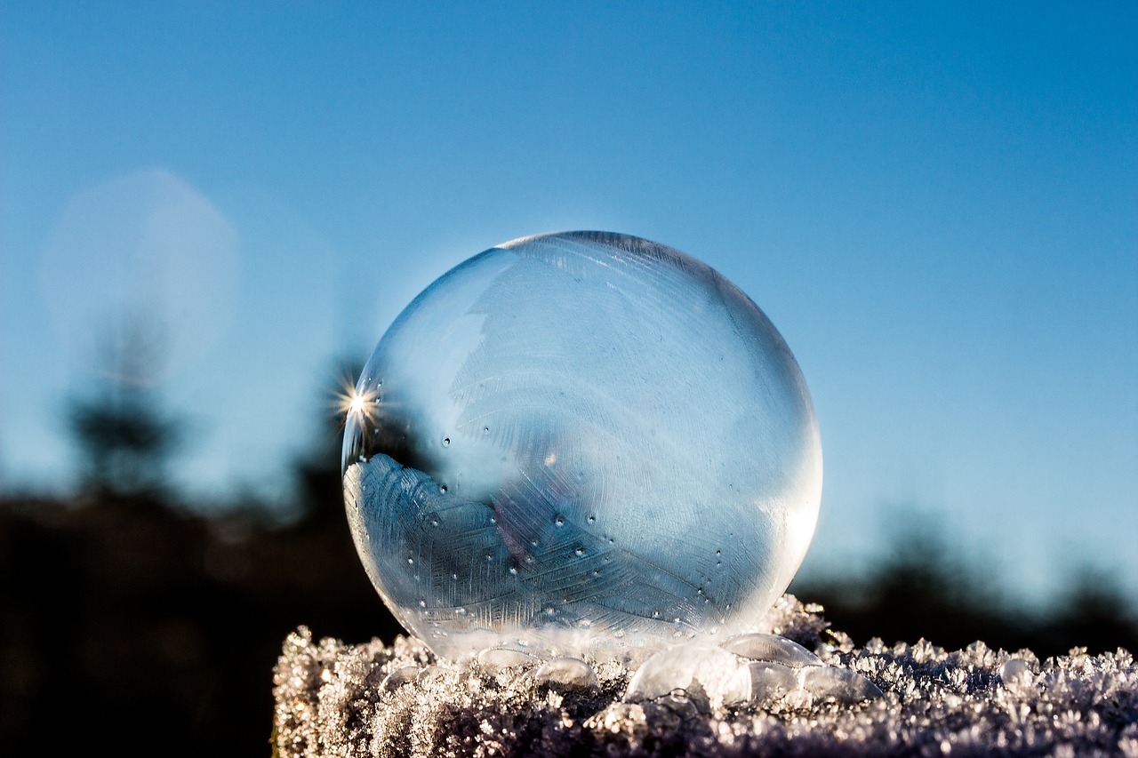Image - frozen bubble soap bubble frozen