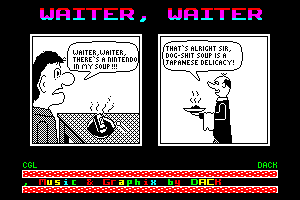 Waiter, waiter by Dack