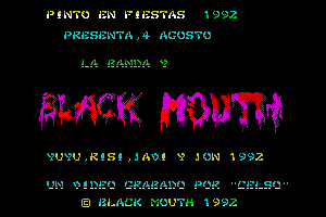 Black Mouth unreleased by Emilio Serrano Garcia