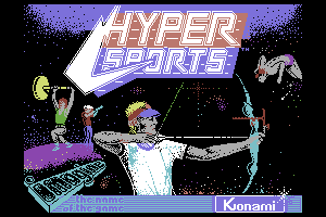 Hyper Sports Title Pic. by DATA-LAND