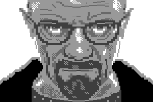 Walter White (and grey) by Goat