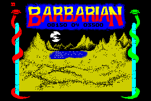 barbarian+ 128k (screen 1) by Demon