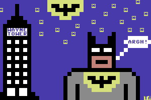 PETSCII Batman by Tadpole