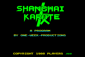 Shanghai Karate by Martin Severn