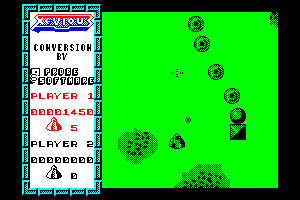 Xevious ingame by Nick Bruty