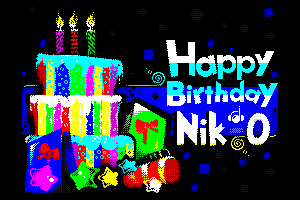 Happy Birthday Nik-O #20 by prof4d