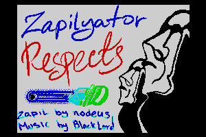 Zapilyator respects tittle screen by nodeus