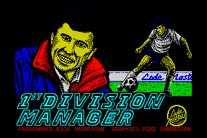 1st Division Manager by Michael Sanderson