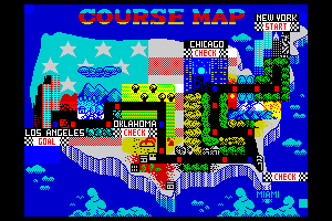 Turbo Out Run usa map by Alan Grier