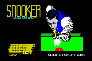 Snooker Management by Shaun G. McClure