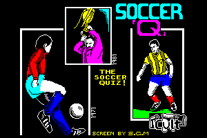 Soccer Q by Shaun G. McClure