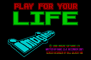 Play for Your Life by Bill Gilbert