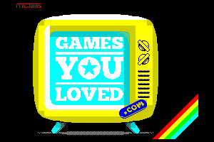 Games You Loved logo by Mark R. Jones