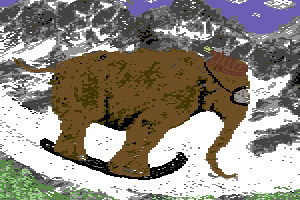 Sliding Mammoth by Chesser