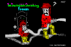 Incredible Shrinking Fireman (Early and unpublished) by Mark R. Jones