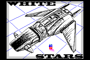 White stars spaceship by nodeus