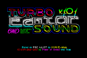 Turbo Sound Editor Tittle 1 by Himik's ZXZ