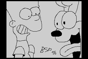 Bart And Odie by BSF