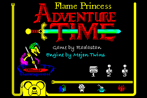 Flame Princess Adventure Time - menu by Radastan