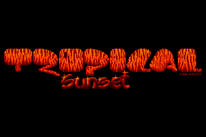 Tropical Sunset by Chevron