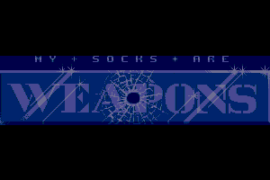 My Socks Are Weapons (Logo) by Pixelkiller