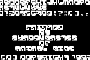 Animal Mine – Font 110 by Shadowmaster