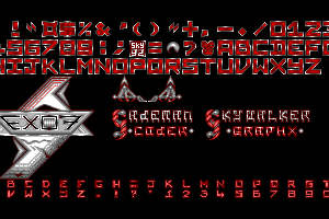 Exo7 Logo & Font by Skywalker