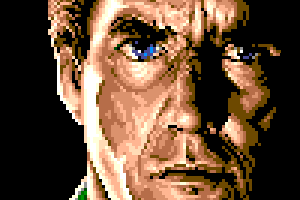 Metal Gear 2 - Solid Snake portrait by Yoshiyuki Takani
