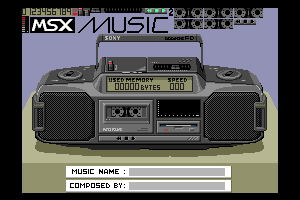 MSX Music Player