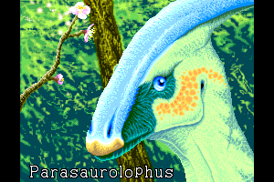 Parasaurolophus by 佐々木達也