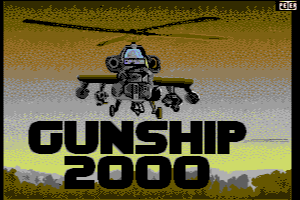Gunship 2000 Title Screen by Rat