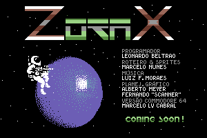 Zorax Intro Screen by lvcabral