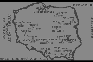 Main groups map 1995-1996 by Dracon