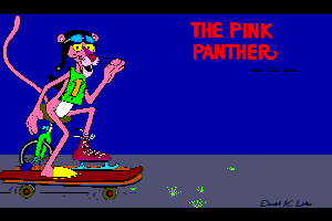 The Pink Panther on the go