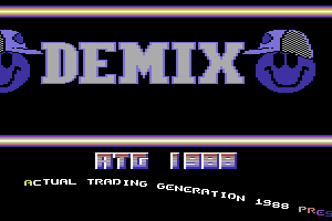 The Logo of Demix by Actual Trading Generation