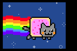 Nyan cat by FRS