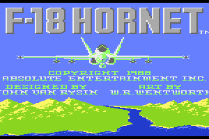 F18Hornet Atari7800 Tebe