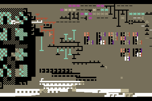 PETSCII on the Train by Nodepond