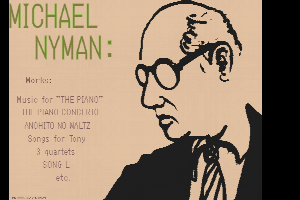 Michael Nyman by Pa